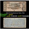 Image 1 : 1864 $5 Confederate Note, T69 Grades Choice AU
