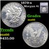 Image 1 : 1879-s Morgan Dollar $1 Graded ms66 By SEGS