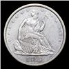 Image 2 : ***Auction Highlight*** 1845-o Seated Half Dollar 50c Graded Choice AU/BU Slider BY USCG (fc)