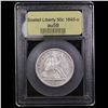 Image 4 : ***Auction Highlight*** 1845-o Seated Half Dollar 50c Graded Choice AU/BU Slider BY USCG (fc)