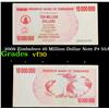 Image 1 : 2008 Zimbabwe 10 Million Dollar Note P# 55A Grades vf++