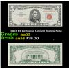 Image 1 : 1963 $5 Red seal United States Note Grades Select AU