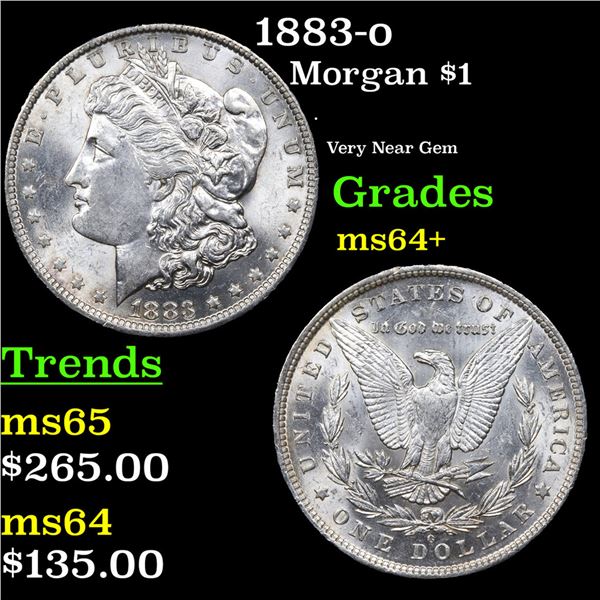 1883-o Morgan Dollar $1 Grades Choice+ Unc