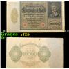 Image 1 : 1922 Germny 10,000 Mark Vampire Note P# 71 Grades vf+