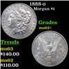 Image 1 : 1888-o Morgan Dollar $1 Grades Select Unc