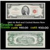 Image 1 : 1963 $2 Red seal United States Note Grades Gem+ CU