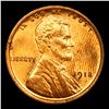 Image 2 : 1918-p Lincoln Cent 1c Grades GEM Unc RD