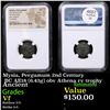 Image 1 : NGC Mysia, Pergamum 2nd Century BC AE18 (6.43g) obv Athena rv trophy Graded Vf By NGC
