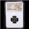 Image 2 : NGC Mysia, Pergamum 2nd Century BC AE18 (6.43g) obv Athena rv trophy Graded Vf By NGC