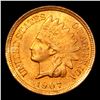 Image 2 : ***Auction Highlight*** 1907 Indian Cent 1c Graded ms65+ rd BY SEGS (fc)