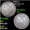 Image 1 : 1901-s Morgan Dollar $1 Grades f, fine