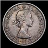 Image 2 : 1959 Britain 1/2 Crown 1/2c KM# 907 Grades xf+