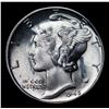 Image 2 : 1945-p Mercury Dime 10c Grades GEM++ Unc