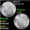 Image 1 : 1921-d Morgan Dollar $1 Grades Select Unc
