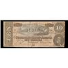 Image 2 : 1864 $10 Confederate Note, T68 Grades xf+