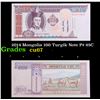 Image 1 : 2014 Mongolia 100 Turgik Note P# 65C Grades Gem++ CU