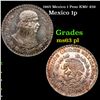 Image 1 : 1965 Mexico 1 Peso KM# 459 Grades Select Unc PL