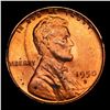 Image 2 : 1950-s Lincoln Cent 1c Grades GEM Unc RB