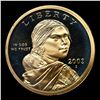 Image 2 : Proof Group of 5 2000-2008 Sacagewea 1 Dollar Coins, Gem++ Grades GEM++ Proof Deep Cameo