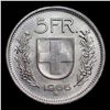 Image 3 : 1966B Switzerland 5 Francs Silver Grades Select+ Unc