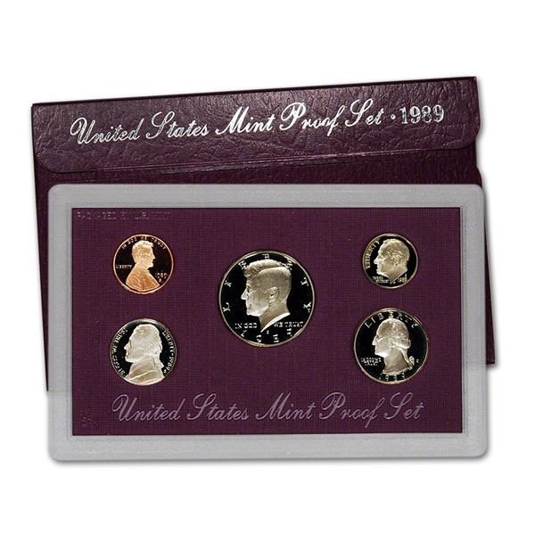 1989 United States Proof Set, 5 Coins Inside!!