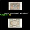 Image 1 : 1920 Germany 100 Mark Note P# 69A Grades f+