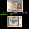 Image 1 : 1922 Germany 5,000 Mark Note P# 81D Grades vf++