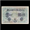 Image 2 : 1917 Imperial germany 5 Mark Note P# 56B Grades vf++