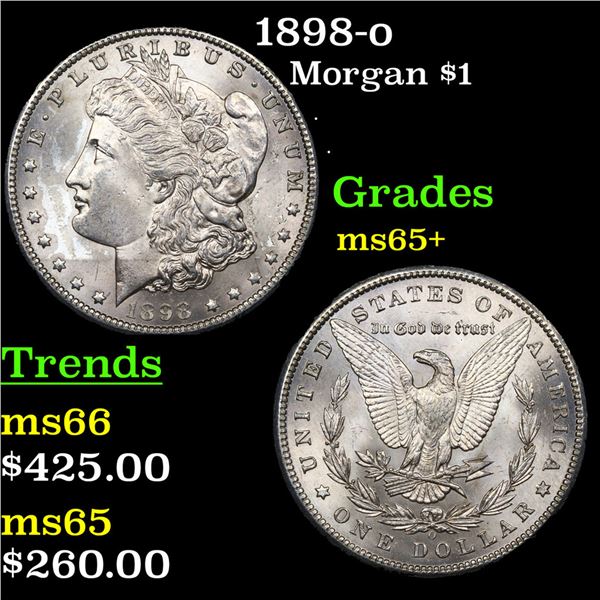 1898-o Morgan Dollar $1 Grades GEM+ Unc