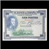 Image 2 : 1925 Spain 100 Pesetas Note P# 69C Grades Choice AU
