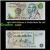 Image 1 : 1972-1978 Ghana 2 Cedis Note P# 14C Grades Gem++ CU