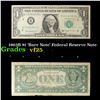 Image 1 : 1963B $1 'Barr Note' Federal Reserve Note Grades vf+