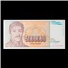 Image 6 : Set of 2 Concecutive 1993 Yugoslavia 5,000,000 Dinara Note P# 132 Grades CU