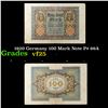 Image 1 : 1920 Germany 100 Mark Note P# 69A Grades vf+
