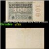 Image 1 : 1923 Germany 100,000 Mark Note P# S1251 Grades vf+