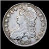 Image 2 : ***Auction Highlight*** 1827 Square Base 2 Capped Bust Half Dollar Mint Error 50c Graded Select AU B