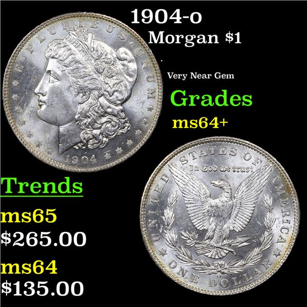 1904-o Morgan Dollar $1 Grades Choice+ Unc