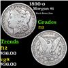 Image 1 : 1890-o Morgan Dollar $1 Grades f, fine
