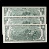 Image 3 : Set of 3 Concecutive 1976 $2 Federal Reserve Note Grades CU