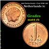 Image 1 : 1964 Netherlands 1 Cent KM# 180 Grades Choice Unc RB