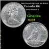 Image 1 : 1966 Canada 10 Cents 10c KM-61 Grades Select Unc