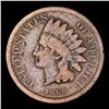 Image 2 : 1860 Indian Cent 1c Grades vf++