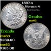 Image 1 : 1897-s Morgan Dollar $1 Grades Select Unc