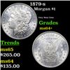 Image 1 : 1879-s Morgan Dollar $1 Grades Choice+ Unc