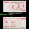 Image 1 : 2006-2008 Zimbabwe 10 Million Dollars (ZWN) Emergency Bearer Check Notes P# 55a Grades Select CU