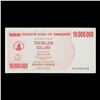 Image 3 : 2006-2008 Zimbabwe 10 Million Dollars (ZWN) Emergency Bearer Check Notes P# 55a Grades Select CU
