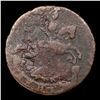 Image 3 : Russia 1766 EM 1 Denga (1/2 Kopek) C# 56.2 Grades vf++