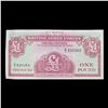 Image 2 : 2x Consecutive 1962 ND 4th Series British Armed Forces 1 Pound Special Vouchers, All CU! P# M36a Gra