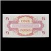 Image 3 : 2x Consecutive 1962 ND 4th Series British Armed Forces 1 Pound Special Vouchers, All CU! P# M36a Gra