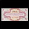 Image 5 : 2x Consecutive 1962 ND 4th Series British Armed Forces 1 Pound Special Vouchers, All CU! P# M36a Gra
